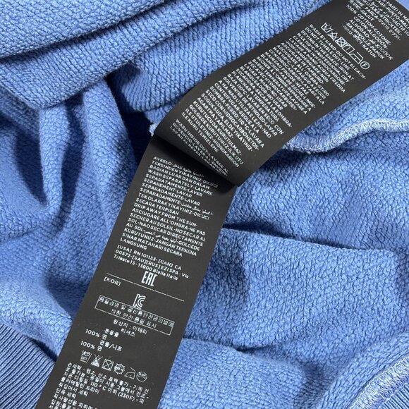 TOM FORD Men's Knit Sweatshirt Blue Size 52 Cotton - Picture 6 of 8